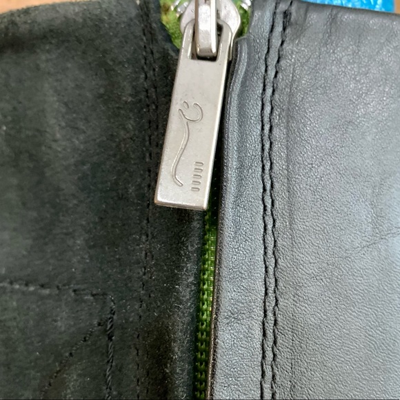 Anthropologie Terra Plana Two Tone Leather Boots 8.5 Retro Classic Academia - Picture 13 of 16